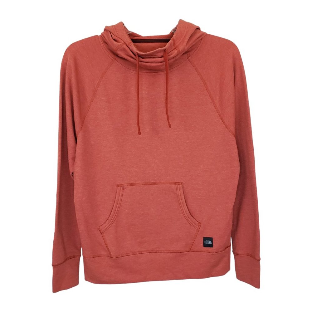 The North Face Women's Sz XS Rusty Brown Adjustable Hoodie Pocket Sweatshirt